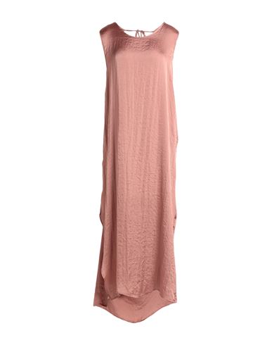 Shop Virginia Bizzi Woman Maxi Dress Blush Size 12 Polyester In Pink
