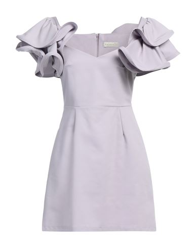 Shop Haveone Woman Mini Dress Lilac Size M Cotton, Polyamide, Elastic Fibres In Purple