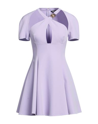 Shop Just Cavalli Woman Mini Dress Light Purple Size 10 Polyester, Elastane