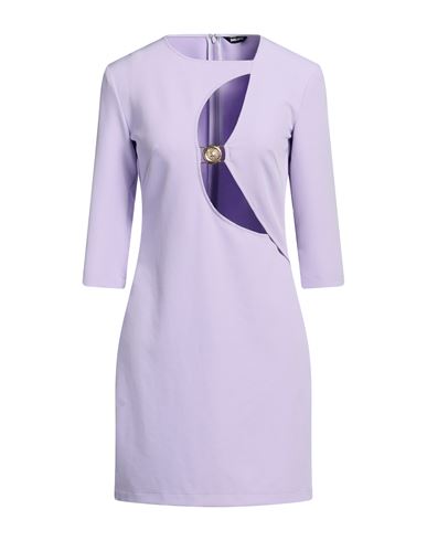 Shop Just Cavalli Woman Mini Dress Light Purple Size 8 Polyester, Elastane