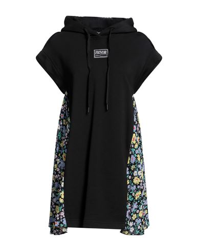 Shop Versace Jeans Couture Woman Mini Dress Black Size 4 Cotton, Polyester