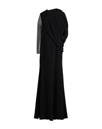 Ports 1961 Woman Maxi Dress Black Size 4 Viscose, Acetate, Polyamide