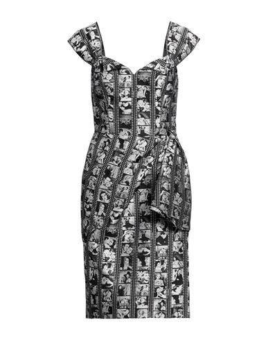 Shop Moschino Woman Mini Dress Black Size 14 Polyester, Acetate