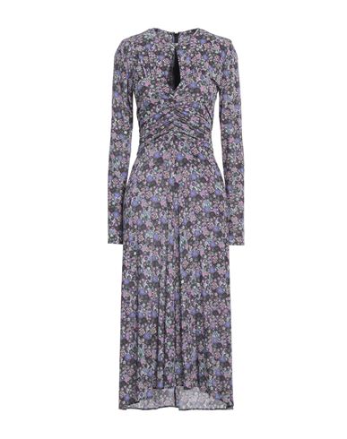 Shop Isabel Marant Woman Midi Dress Purple Size 6 Viscose, Elastane