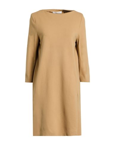 Liviana Conti Woman Mini Dress Sand Size 4 Viscose, Polyamide, Elastane In Neutral