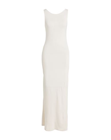 Majestic Filatures Woman Maxi Dress Cream Size 4 Viscose, Elastane In White