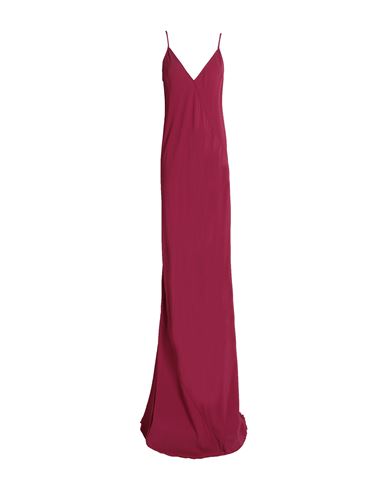 Rick Owens Woman Maxi Dress Garnet Size 8 Acetate, Silk In Pink