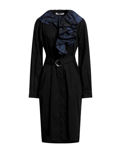 Shop Lutz Huelle Woman Midi Dress Midnight Blue Size 8 Organic Cotton, Elastane, Polyester