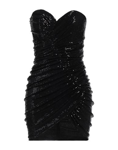 Shop Alexandre Vauthier Woman Mini Dress Black Size 8 Polyamide, Polyester, Elastane