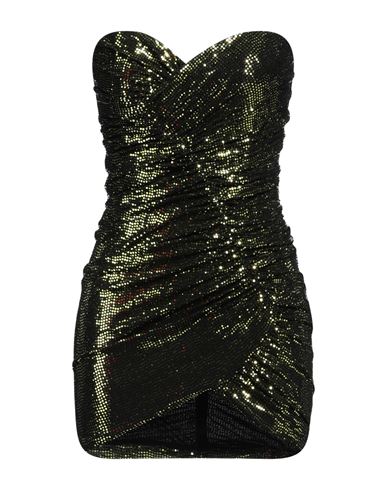 Shop Alexandre Vauthier Woman Mini Dress Acid Green Size 4 Polyamide, Polyester, Elastane