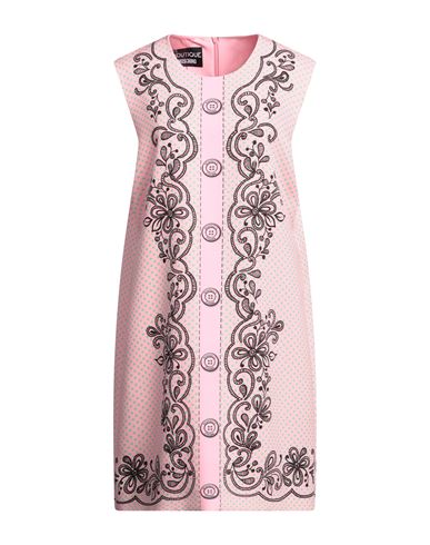 Boutique Moschino Woman Mini Dress Pink Size 14 Polyester, Elastane