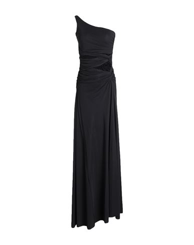 Shop Chiara Boni La Petite Robe Woman Maxi Dress Black Size 4 Polyamide, Elastane