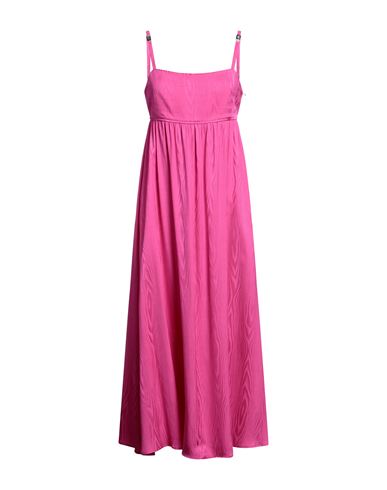 Shop Boutique Moschino Woman Maxi Dress Fuchsia Size 10 Viscose In Pink