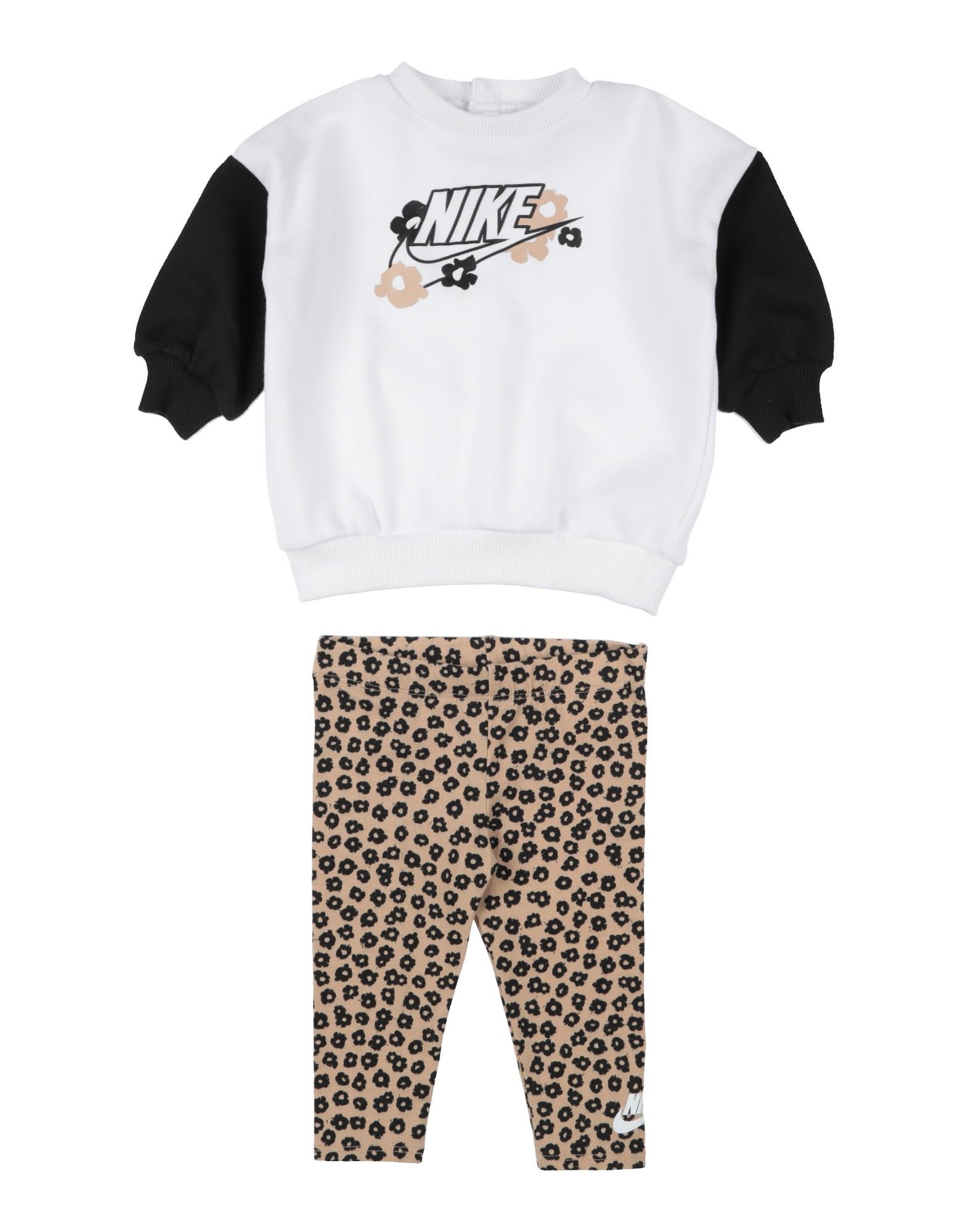 ԥ볫NIKE 륺 0-24  ٥ӡå ۥ磻 18 åȥ 60% / ݥꥨƥ 40% FLORAL LEGGING SET