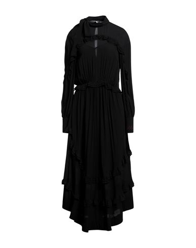 Shop Golden Goose Woman Midi Dress Black Size 4 Viscose