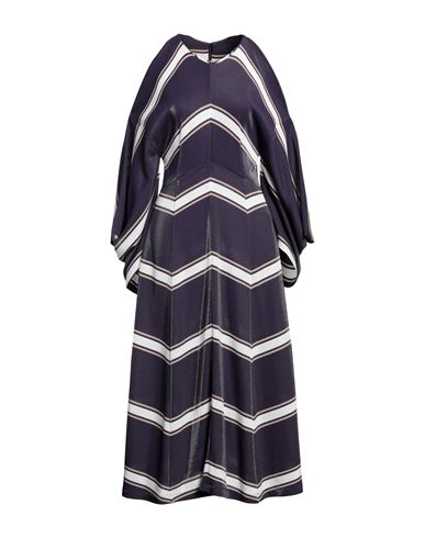 Shop Golden Goose Woman Midi Dress Purple Size S Viscose, Polyester