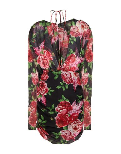 District By Margherita Mazzei Woman Mini Dress Black Size 8 Polyester, Polyamide, Elastane In Black
