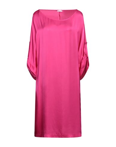 Rossopuro Woman Midi Dress Fuchsia Size L Viscose In Pink