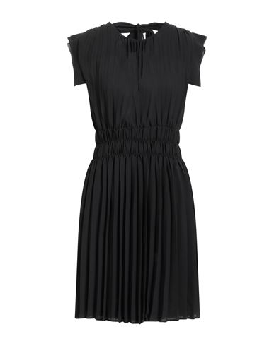 Liu •jo Woman Mini Dress Black Size 10 Polyester In Black