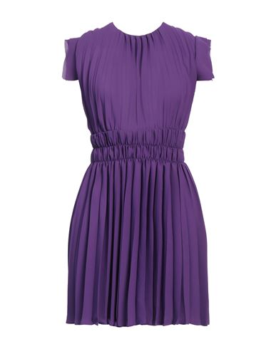 Liu •jo Woman Mini Dress Purple Size 8 Polyester In Purple