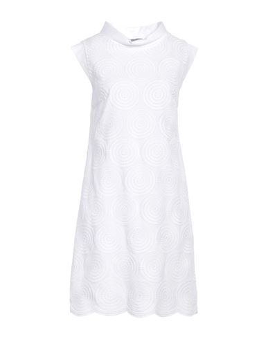 Shop D-exterior D. Exterior Woman Mini Dress White Size 8 Polyester, Cotton