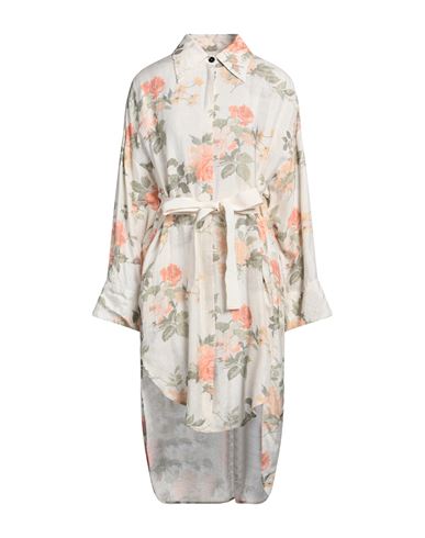 Ballantyne Woman Midi Dress White Size 6 Viscose, Linen In White