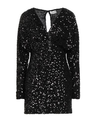 P.a.r.o.s.h Paris Sequin-embellished Mini Dress In Black