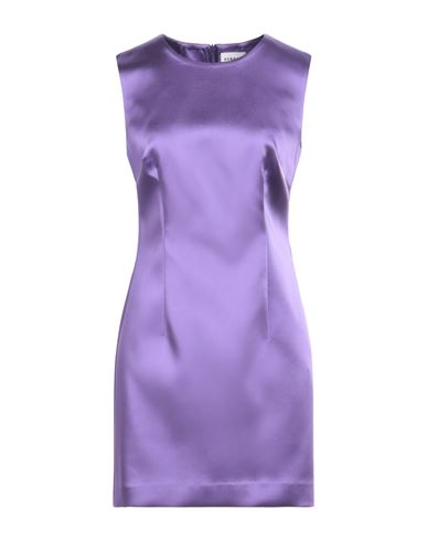 P.A.R.O.S.H P. A.R. O.S. H. WOMAN MINI DRESS MAUVE SIZE L ACETATE, POLYAMIDE, ELASTANE 