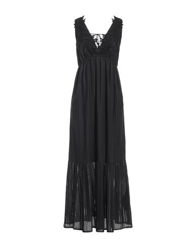Ermanno Scervino Woman Maxi Dress Black Size 2 Cotton, Polyester