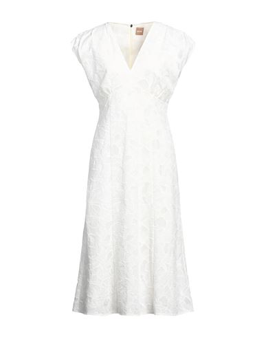 Vestido midi Mujer Blanco 34 Mujer