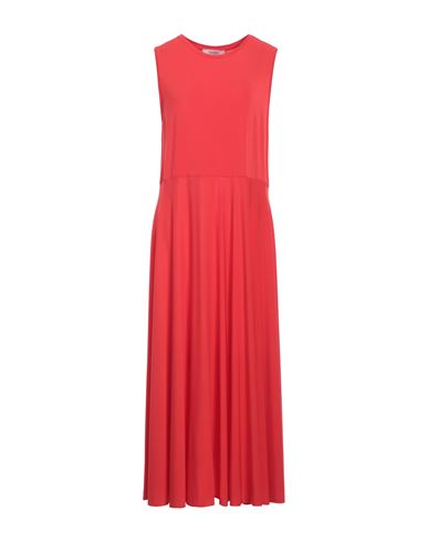 Midi-Kleid Damen Rot S Damen