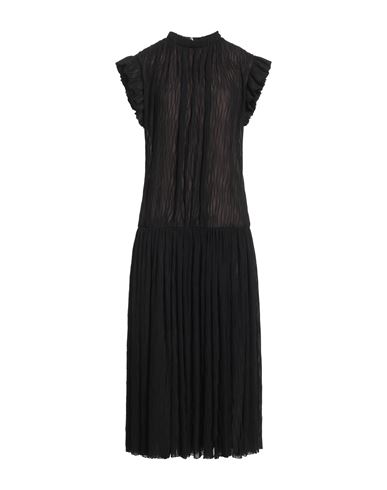 Jil Sander Woman Maxi Dress Black Size 8 Polyester