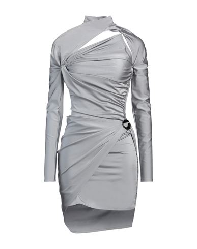 Coperni Woman Mini Dress Grey Size L Polyamide, Elastane In Grey