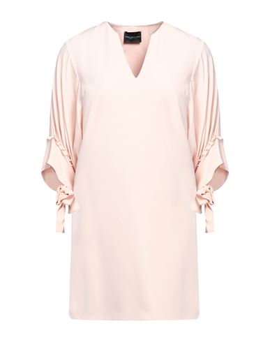 Shop Atos Lombardini Woman Mini Dress Light Pink Size 2 Polyester, Rubber, Acetate, Silk