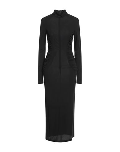 Rochas Woman Maxi Dress Black Size 8 Viscose
