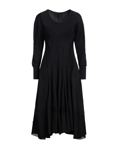 Shop High Woman Midi Dress Black Size 12 Polyamide, Elastane