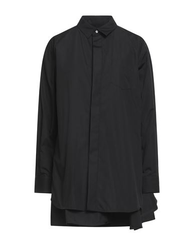 Sacai Woman Mini Dress Black Size 2 Polyester, Cotton