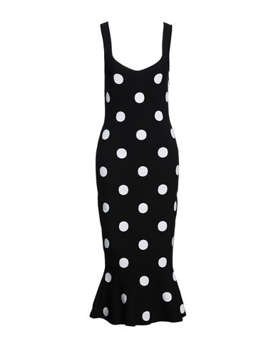 Marni Woman Midi Dress Black Size 4 Polyamide, Viscose, Polyester
