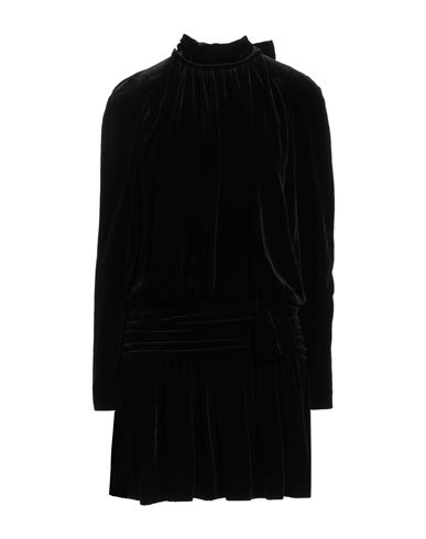 Alberta Ferretti Woman Mini Dress Black Size 4 Viscose, Silk In Black