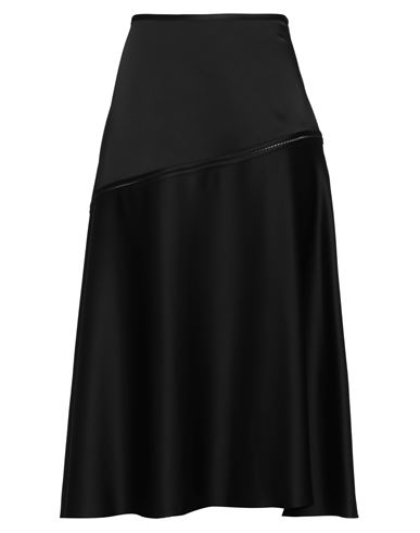 Shop Jil Sander Woman Midi Skirt Black Size 4 Acetate, Viscose