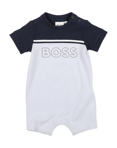 Hugo Boss Boss Newborn Boy Baby Jumpsuits & Overalls Midnight Blue Size 3 Cotton, Elastane In White