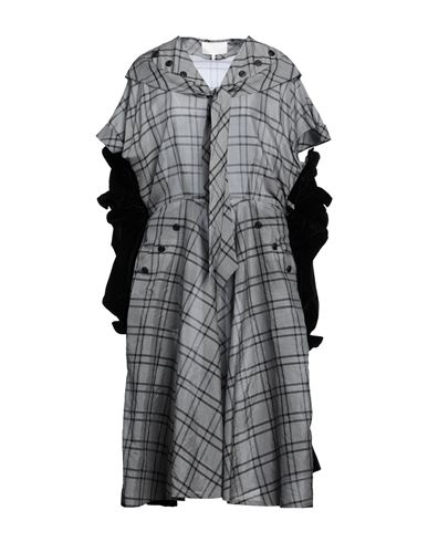 Maison Margiela Woman Midi Dress Grey Size 4 Silk, Cotton, Modal