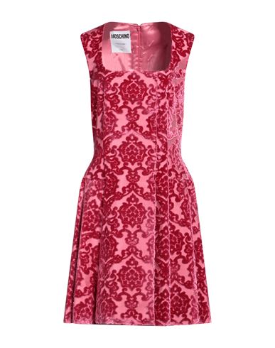 Shop Moschino Woman Midi Dress Pastel Pink Size 12 Lyocell, Polyester, Cotton