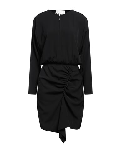 8pm Woman Midi Dress Black Size S Polyester, Elastane
