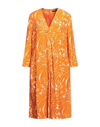 Windsor . Woman Midi Dress Orange Size 10 Viscose