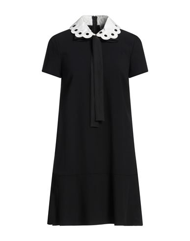 Red Valentino Woman Mini Dress Black Size 6 Acetate, Viscose, Polyester In Black