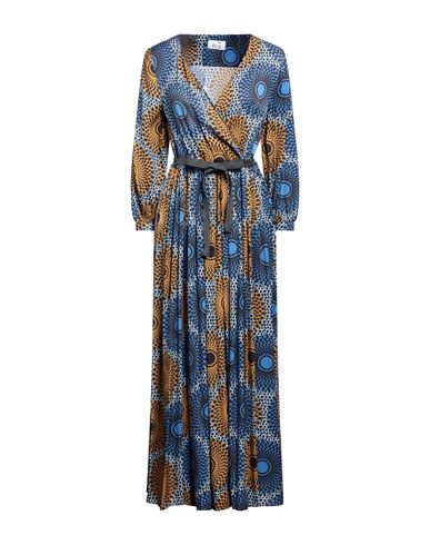 Niū Woman Maxi Dress Azure Size M Viscose In Blue