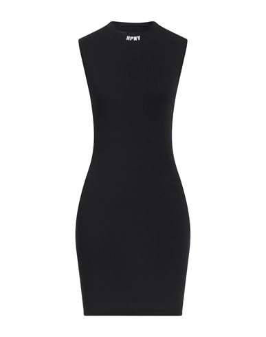 Heron Preston Woman Mini Dress Black Size L Viscose, Polyester