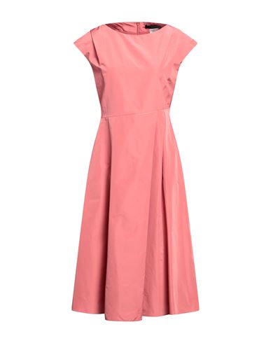 Weekend Max Mara Woman Midi Dress Pastel Pink Size 8 Polyester, Cotton In Red
