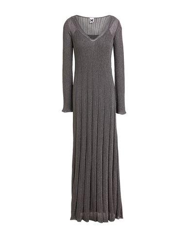 Shop M Missoni Woman Maxi Dress Lead Size 4 Viscose, Polyester, Polyamide In Grey